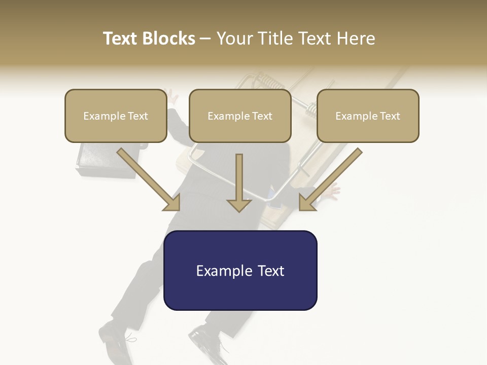 Negative Business Concept Male PowerPoint Template