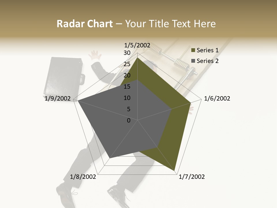 Negative Business Concept Male PowerPoint Template