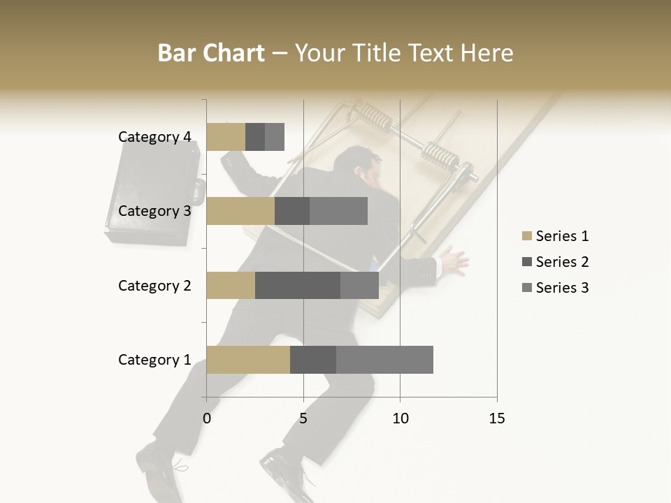 Negative Business Concept Male PowerPoint Template