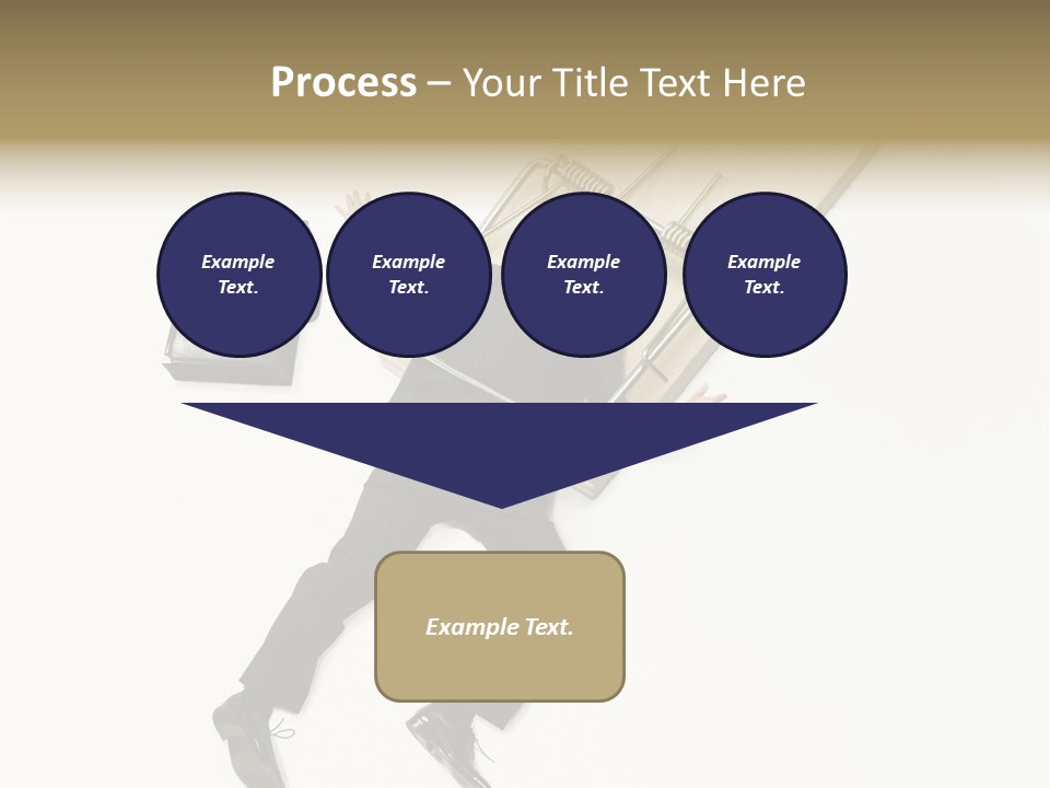 Negative Business Concept Male PowerPoint Template