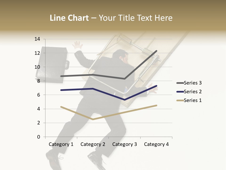 Negative Business Concept Male PowerPoint Template