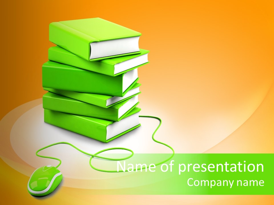 Storage Library Reading PowerPoint Template