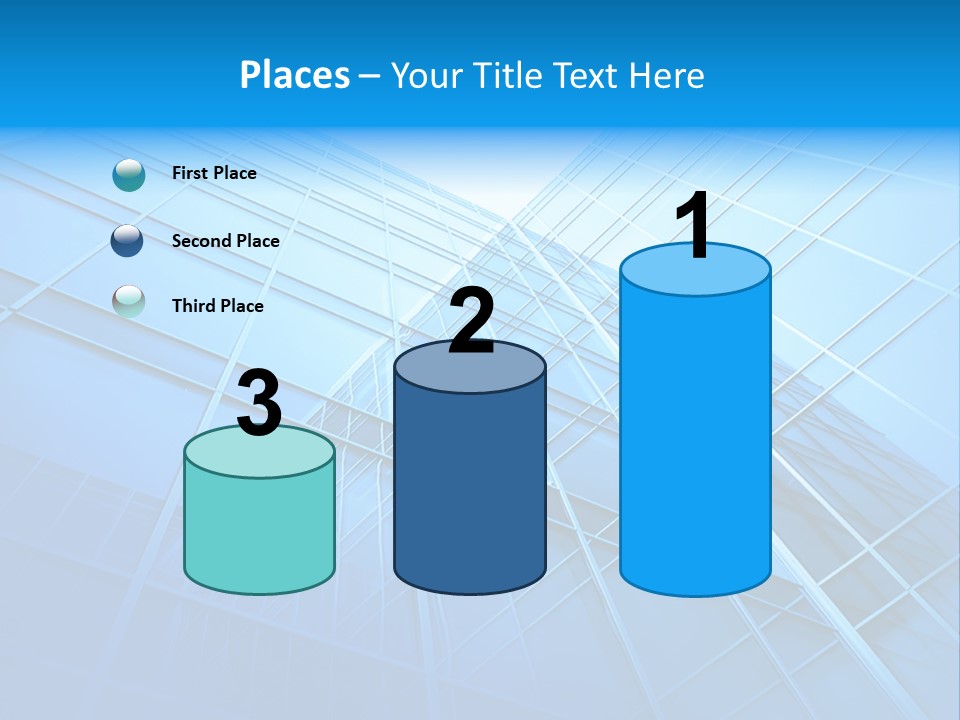 Economy Growth Center PowerPoint Template
