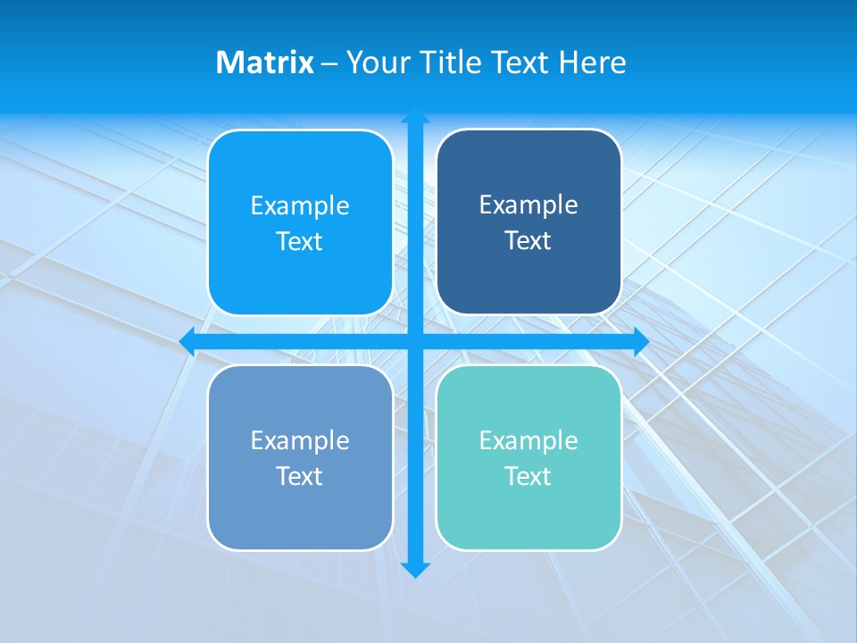 Economy Growth Center PowerPoint Template