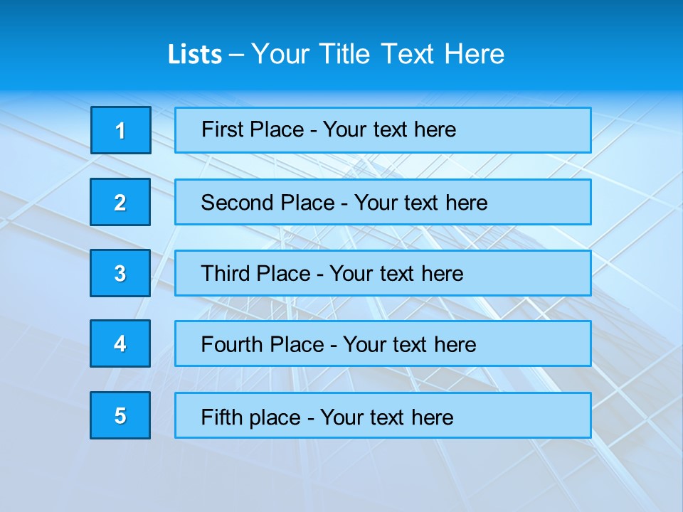 Economy Growth Center PowerPoint Template