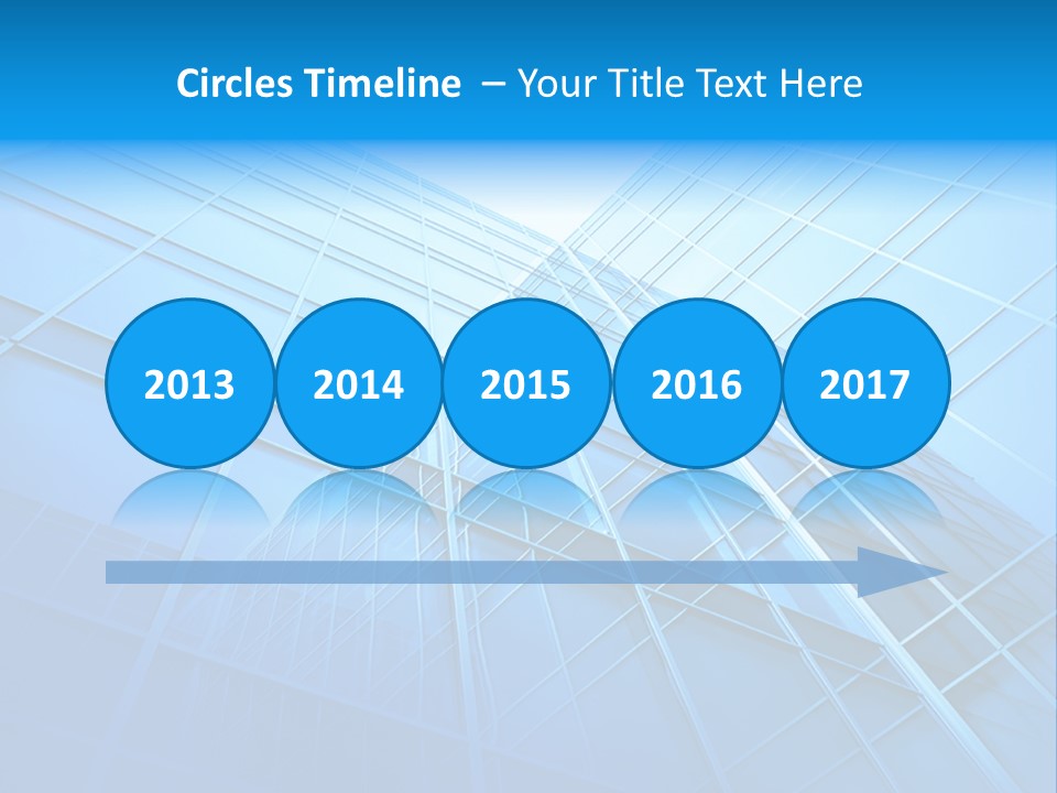 Economy Growth Center PowerPoint Template