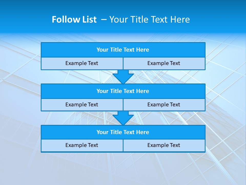 Economy Growth Center PowerPoint Template
