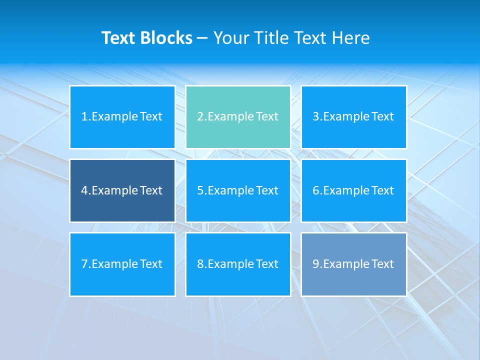 Economy Growth Center PowerPoint Template