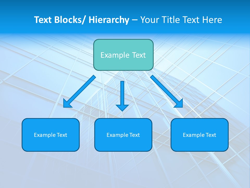 Economy Growth Center PowerPoint Template