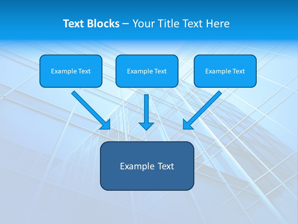 Economy Growth Center PowerPoint Template