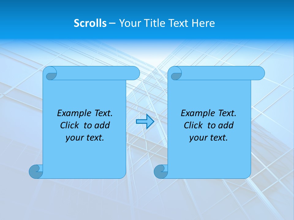 Economy Growth Center PowerPoint Template