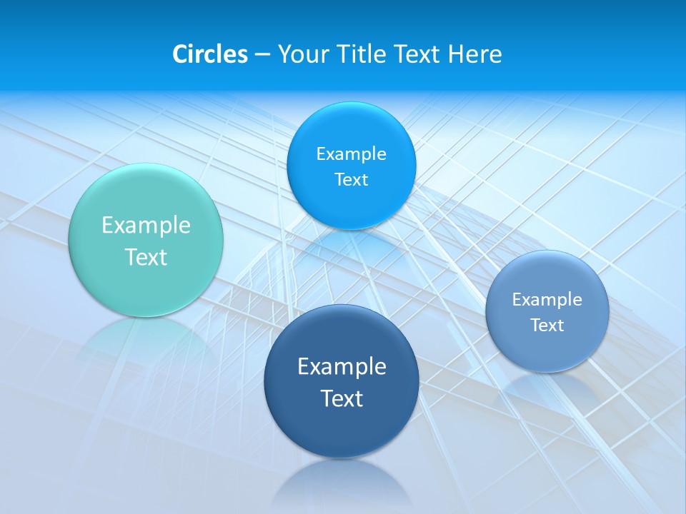 Economy Growth Center PowerPoint Template