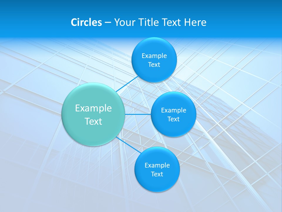 Economy Growth Center PowerPoint Template