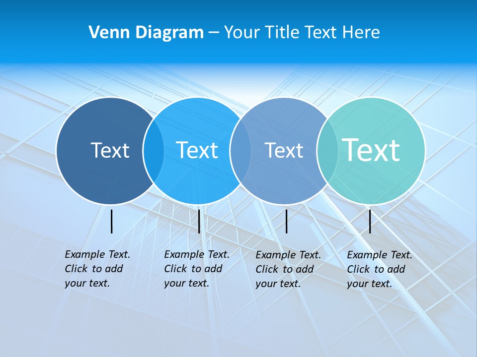 Economy Growth Center PowerPoint Template