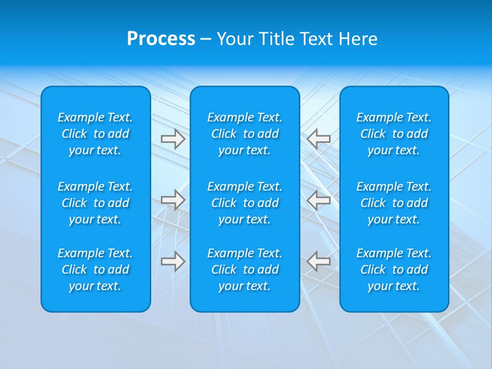 Economy Growth Center PowerPoint Template