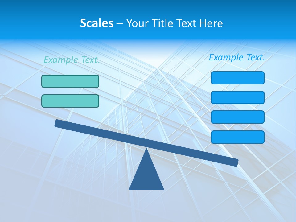 Economy Growth Center PowerPoint Template