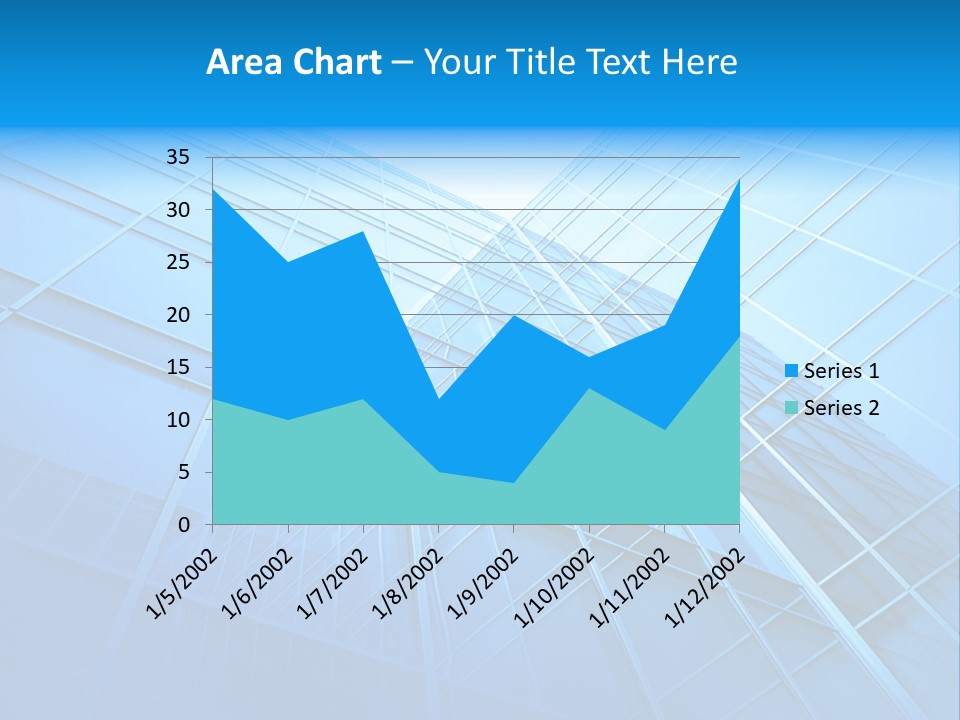 Economy Growth Center PowerPoint Template