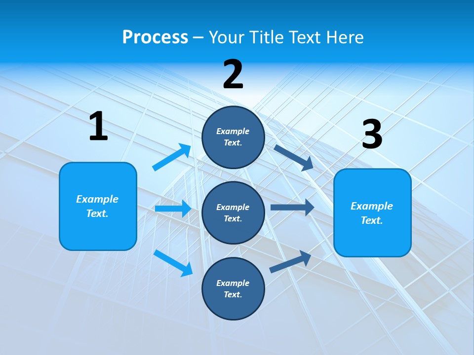 Economy Growth Center PowerPoint Template