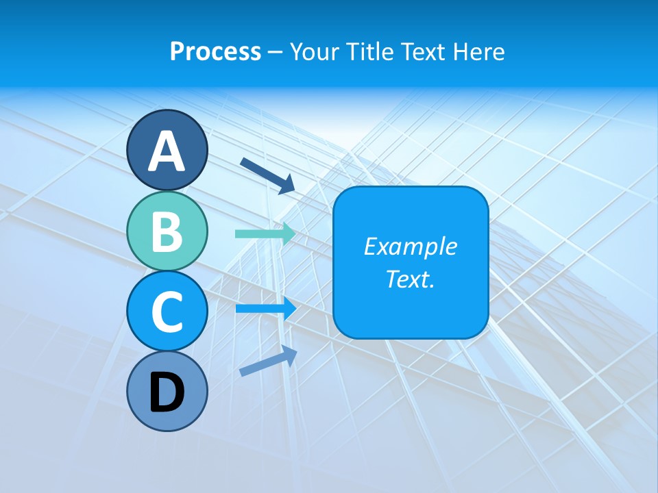 Economy Growth Center PowerPoint Template