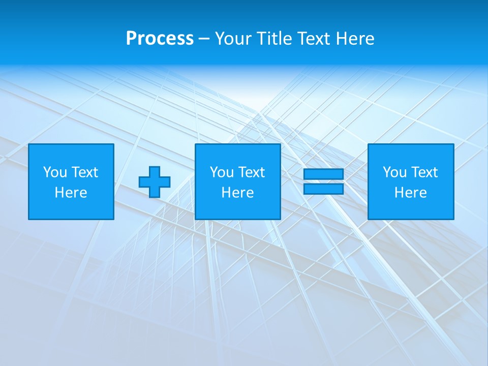 Economy Growth Center PowerPoint Template