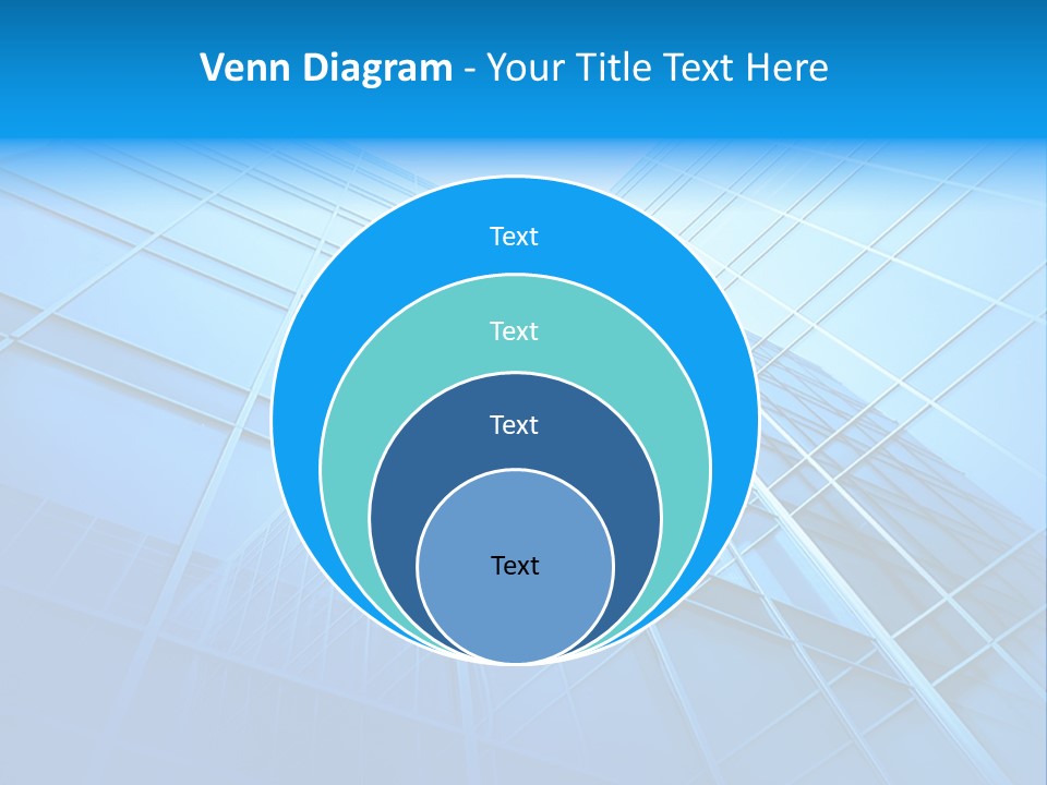 Economy Growth Center PowerPoint Template