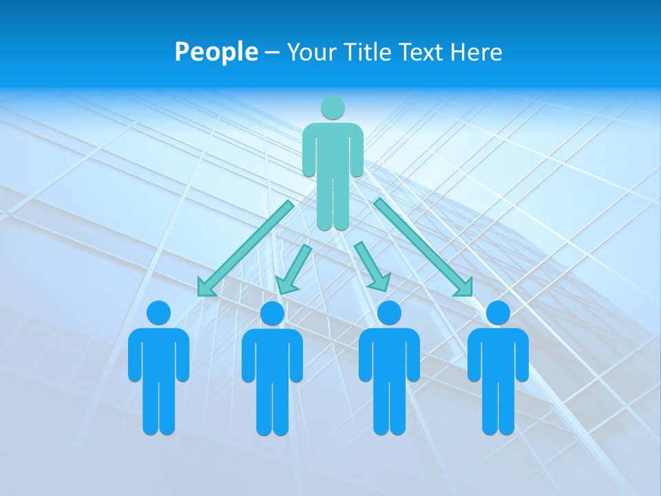 Economy Growth Center PowerPoint Template