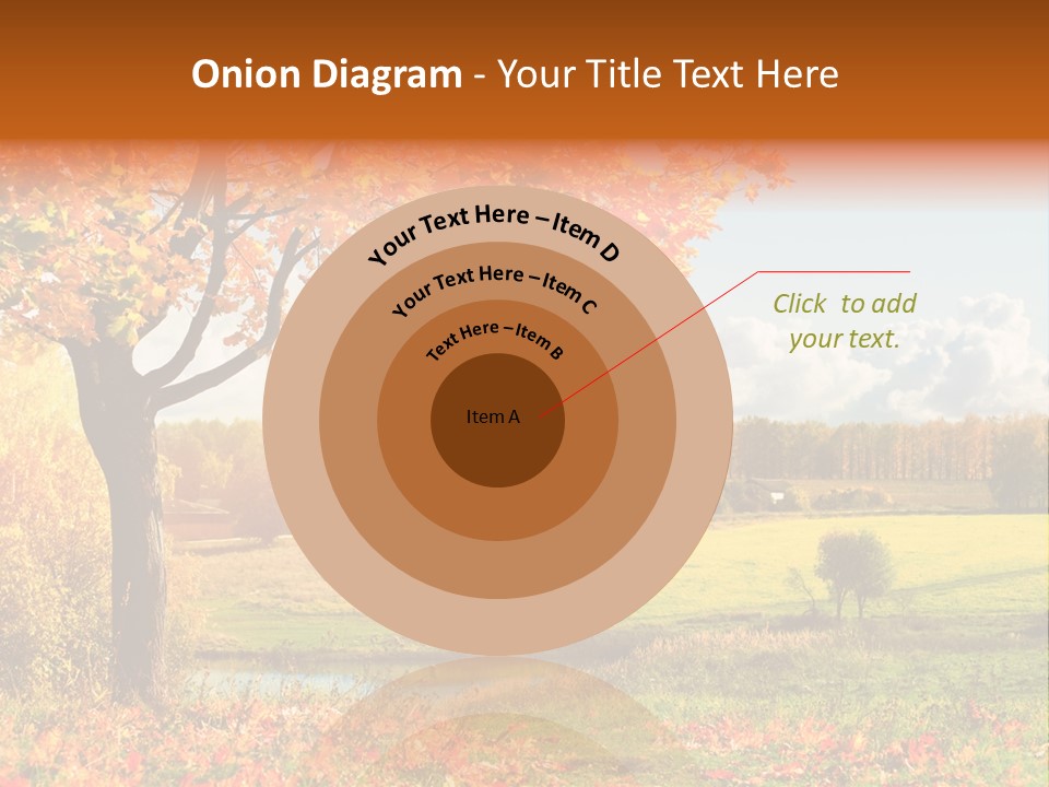 Light Red Park PowerPoint Template