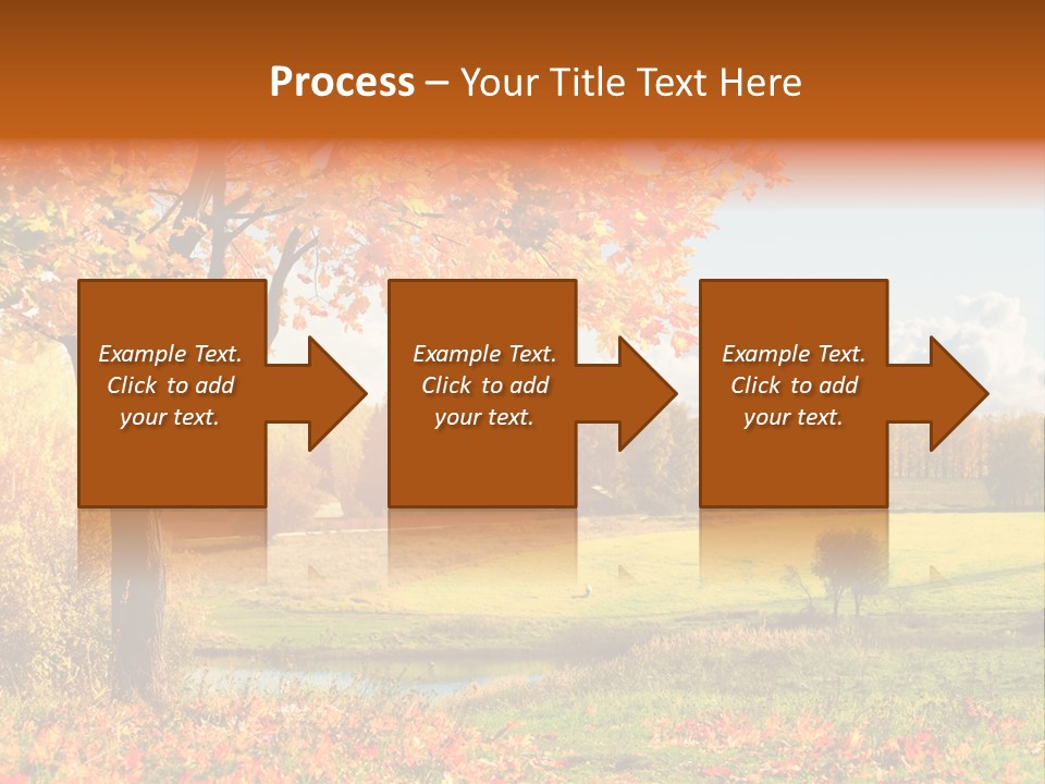 Light Red Park PowerPoint Template