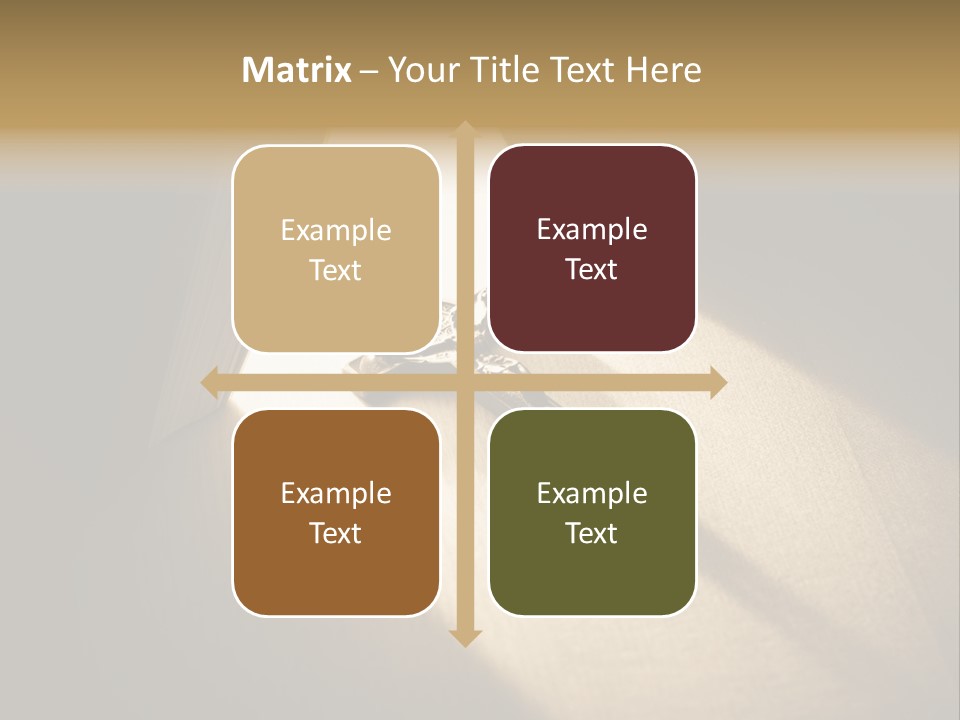 Spirit Catholicism Crucifixion PowerPoint Template
