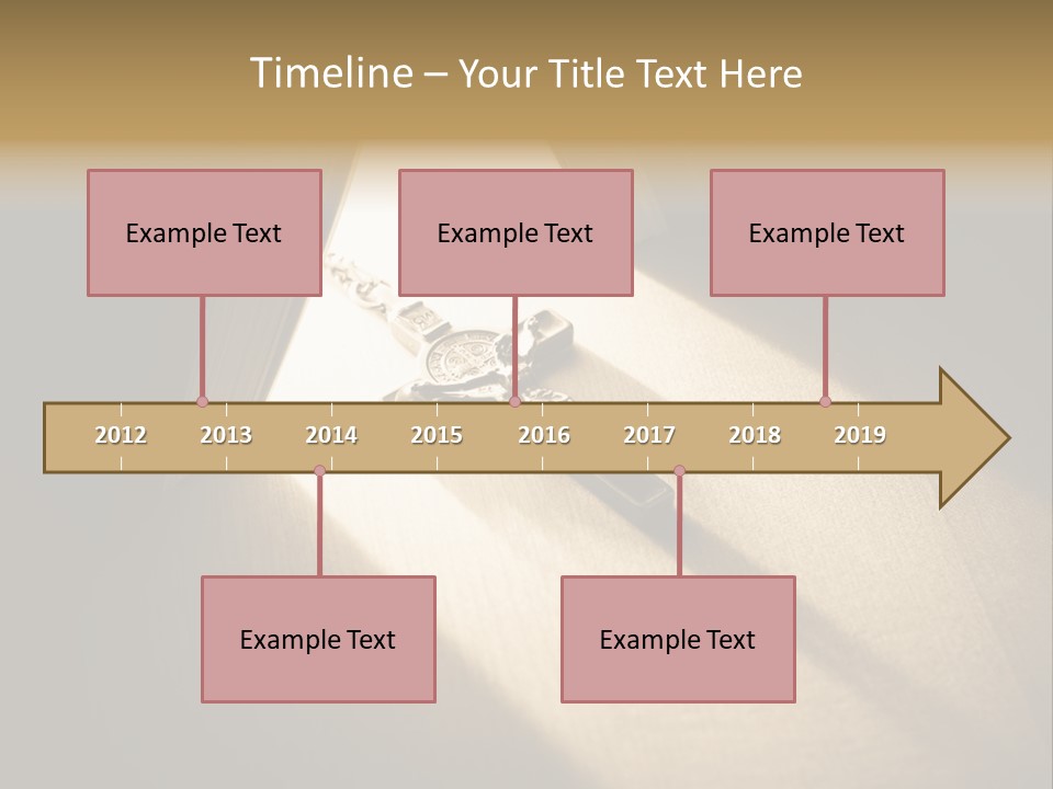 Spirit Catholicism Crucifixion PowerPoint Template