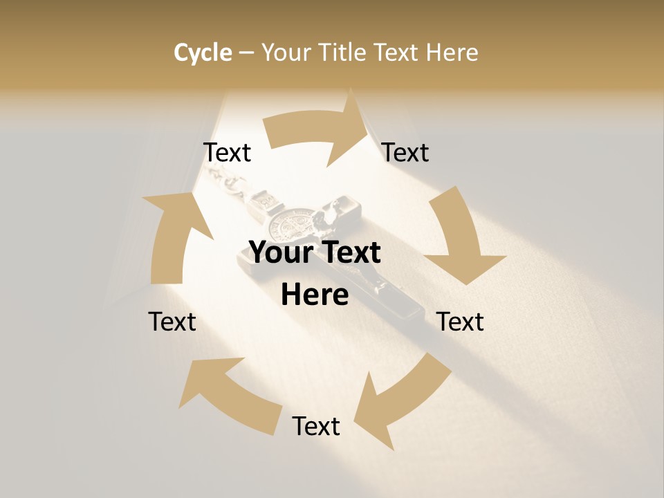 Spirit Catholicism Crucifixion PowerPoint Template