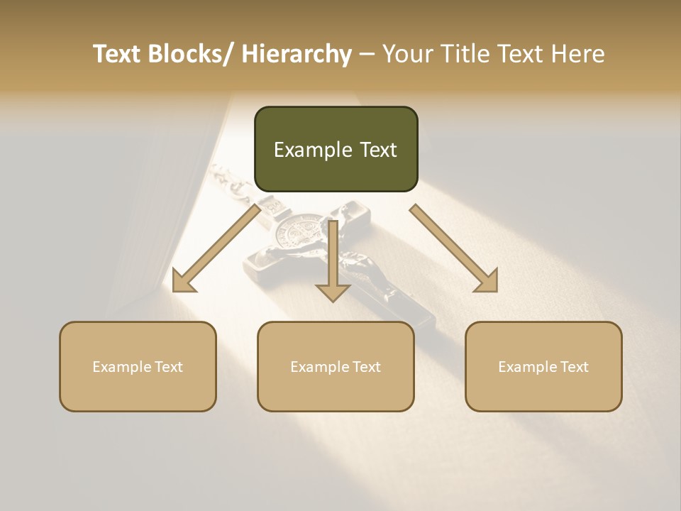 Spirit Catholicism Crucifixion PowerPoint Template