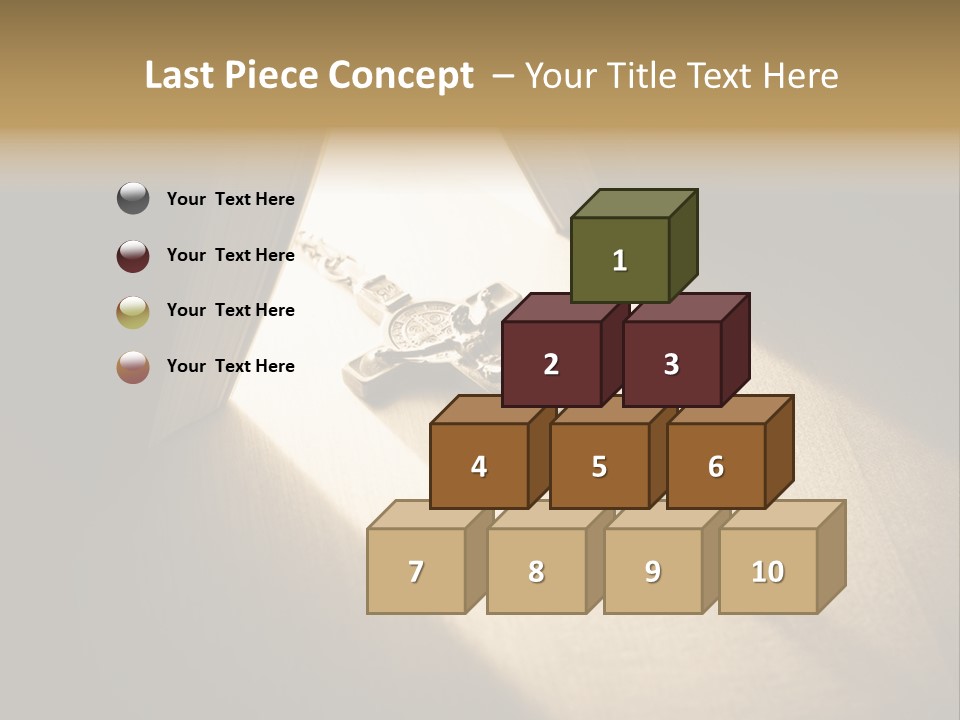 Spirit Catholicism Crucifixion PowerPoint Template