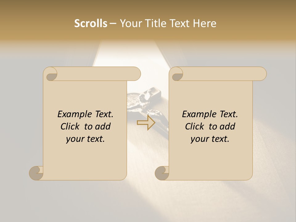 Spirit Catholicism Crucifixion PowerPoint Template