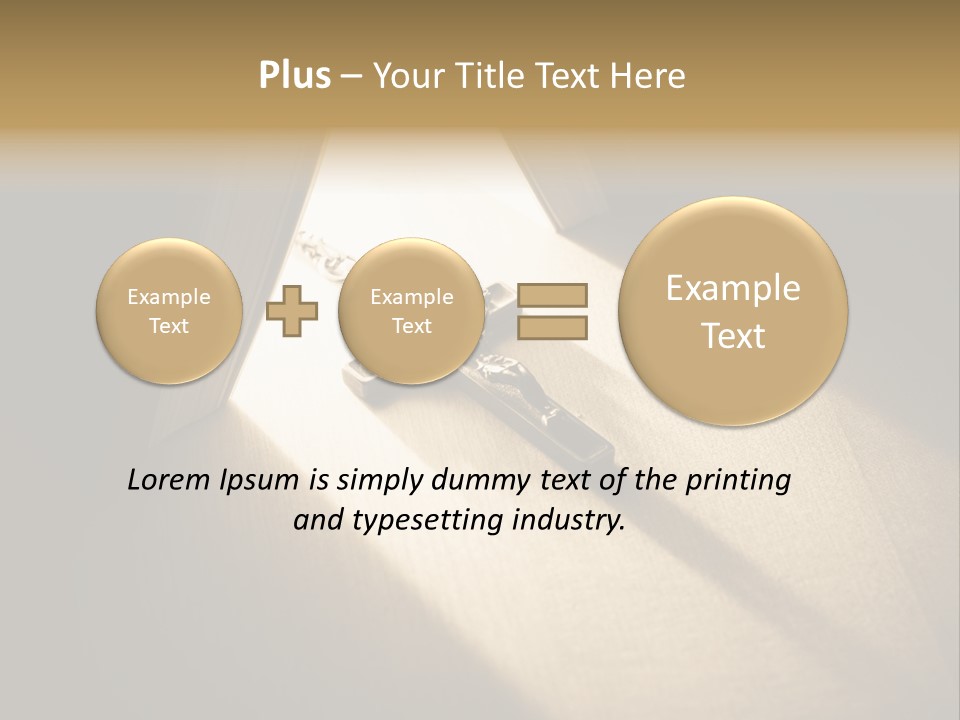 Spirit Catholicism Crucifixion PowerPoint Template