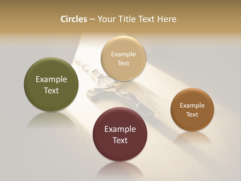 Spirit Catholicism Crucifixion PowerPoint Template