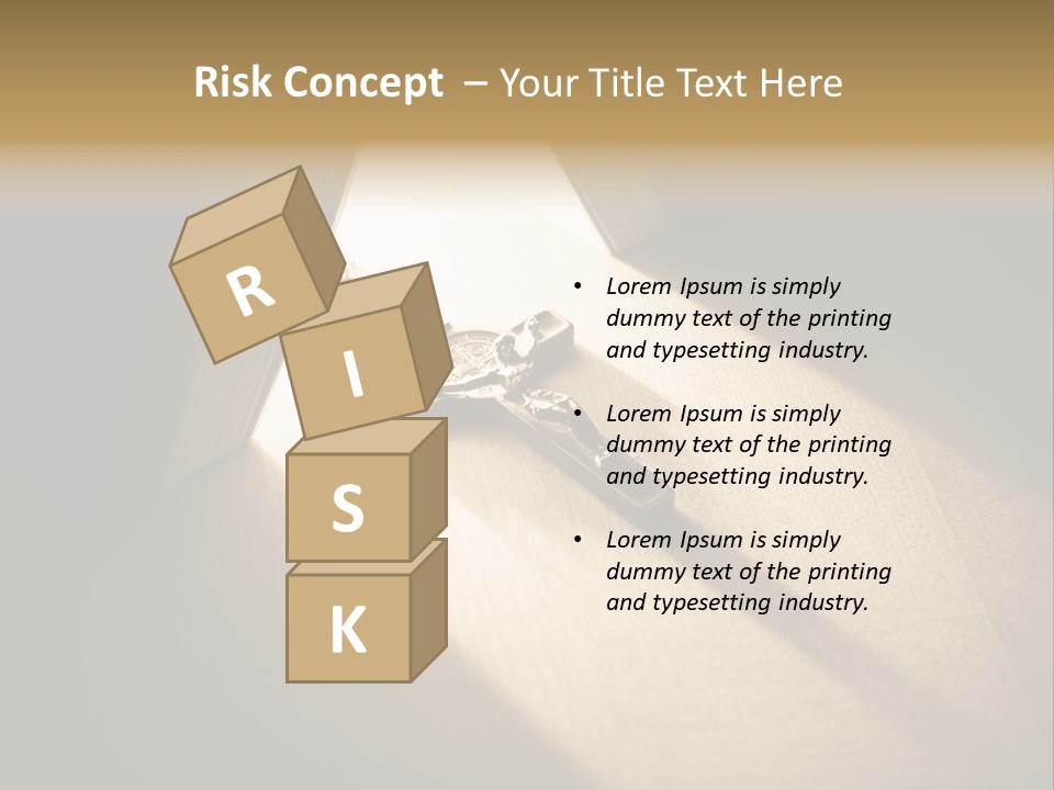 Spirit Catholicism Crucifixion PowerPoint Template