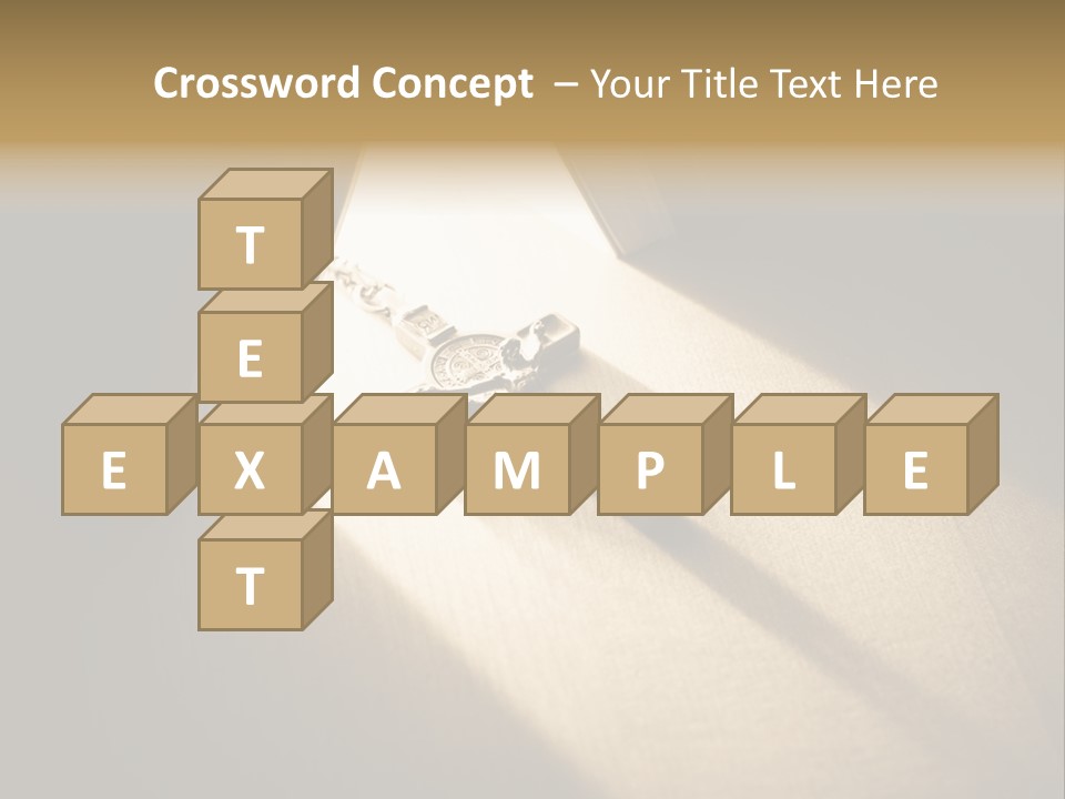 Spirit Catholicism Crucifixion PowerPoint Template