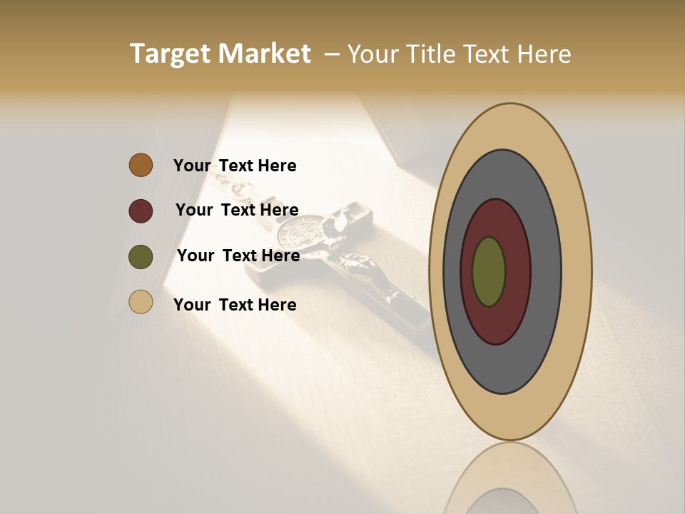 Spirit Catholicism Crucifixion PowerPoint Template