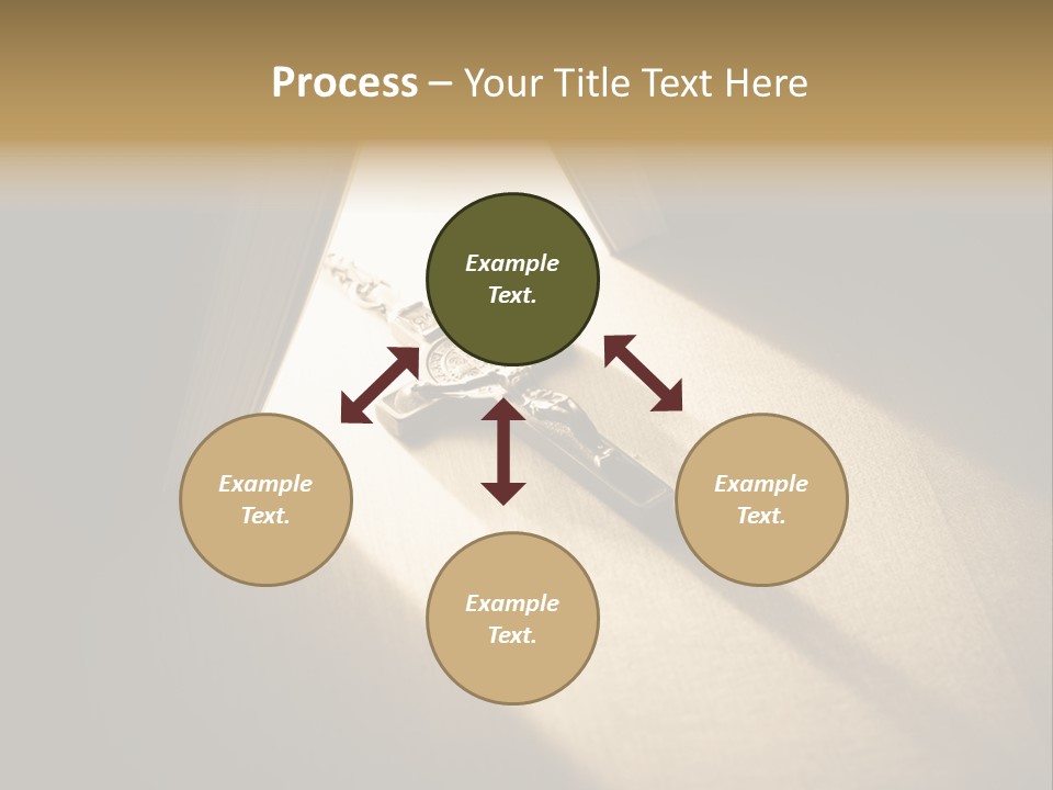 Spirit Catholicism Crucifixion PowerPoint Template