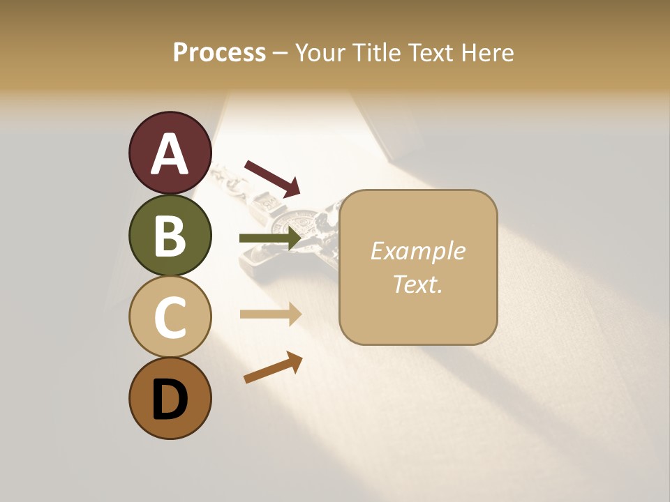 Spirit Catholicism Crucifixion PowerPoint Template