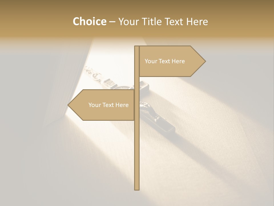 Spirit Catholicism Crucifixion PowerPoint Template