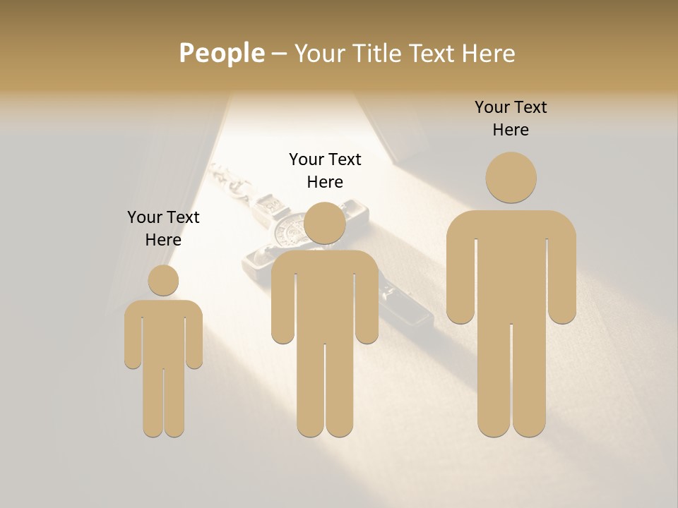 Spirit Catholicism Crucifixion PowerPoint Template