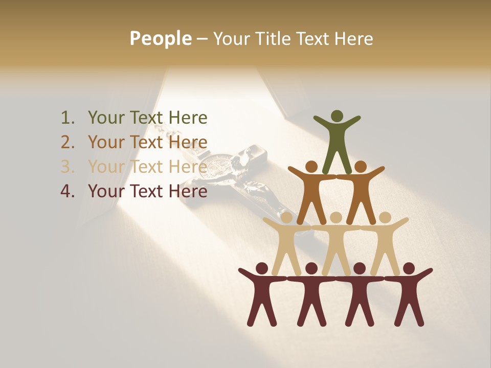 Spirit Catholicism Crucifixion PowerPoint Template