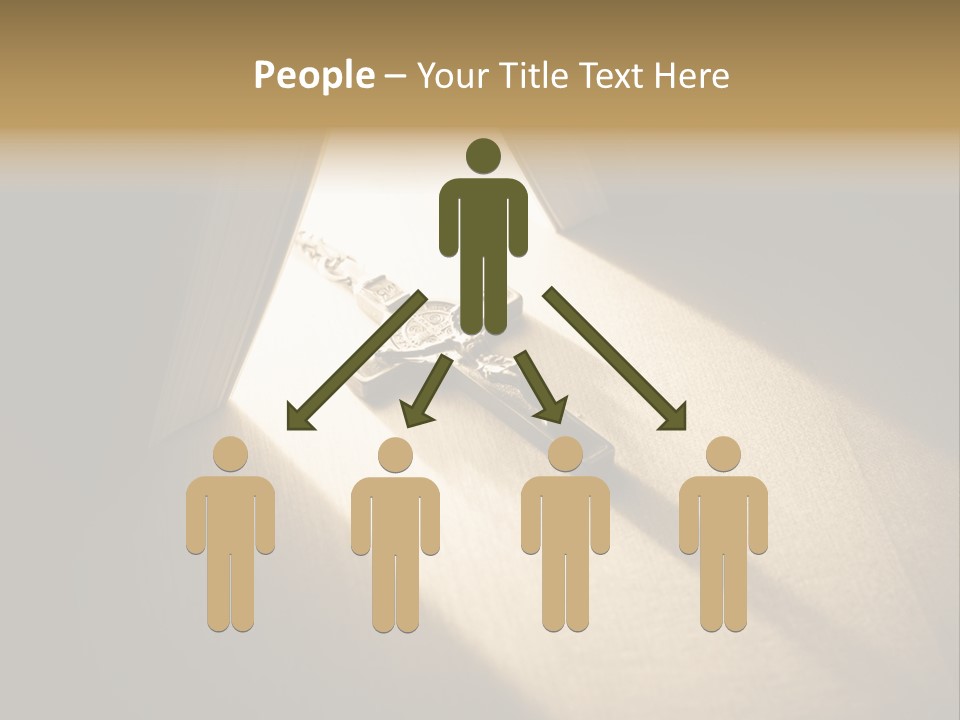 Spirit Catholicism Crucifixion PowerPoint Template