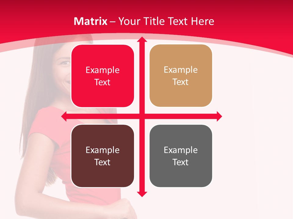 Red Copyspace People PowerPoint Template