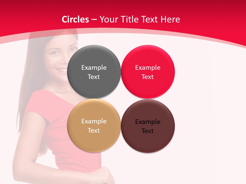 Red Copyspace People PowerPoint Template