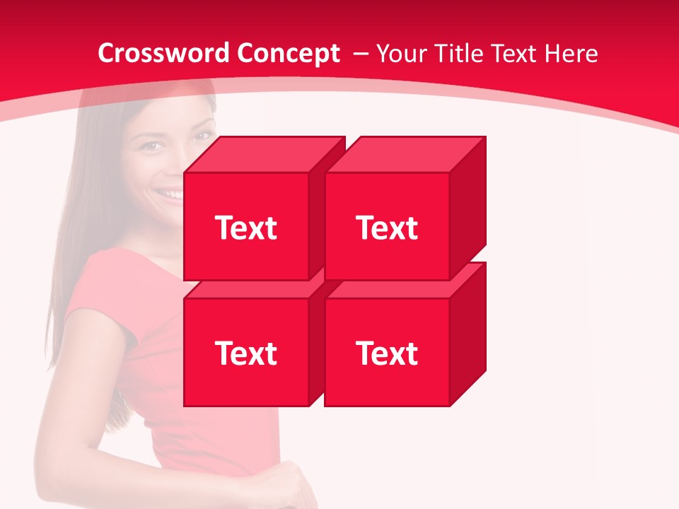 Red Copyspace People PowerPoint Template