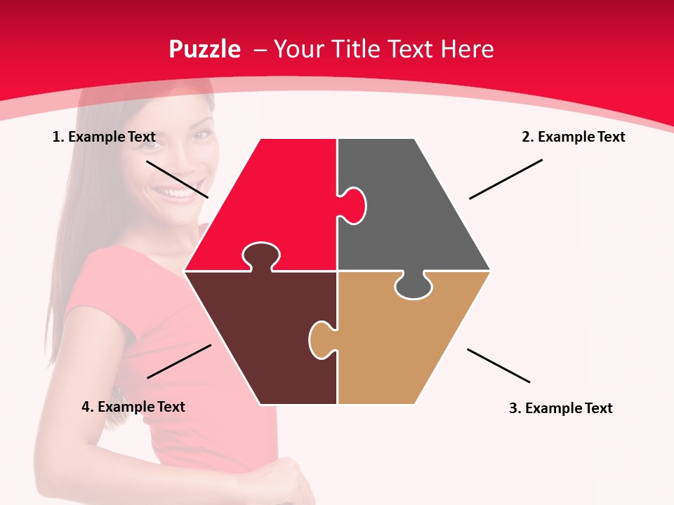Red Copyspace People PowerPoint Template