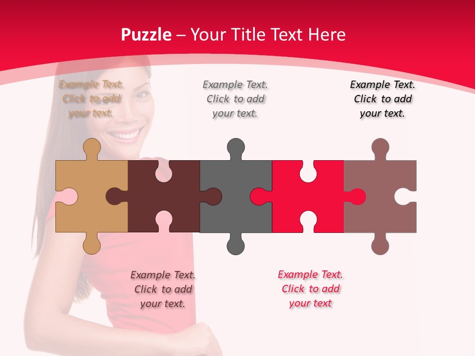 Red Copyspace People PowerPoint Template